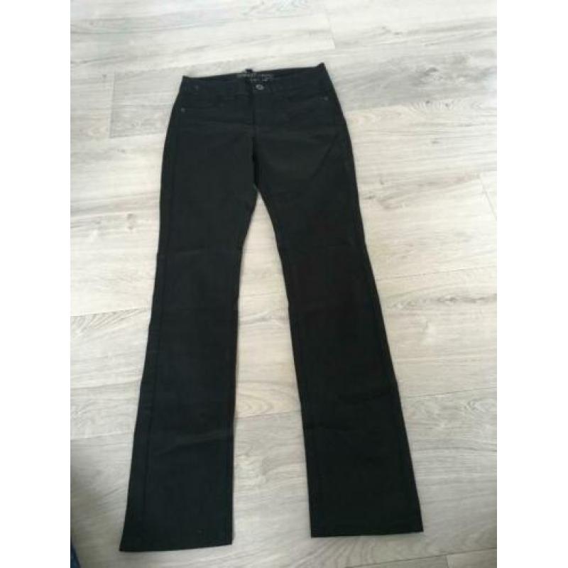 ESPRIT zwarte spijker broek + stretch NIEUW mt 170 / 176 ZJ