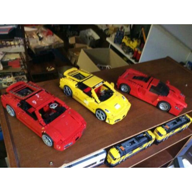 Lego 6 Ferrari autos