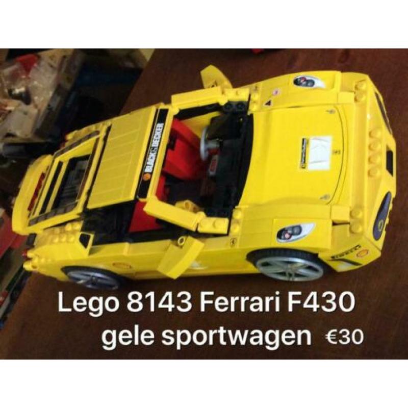 Lego 6 Ferrari autos