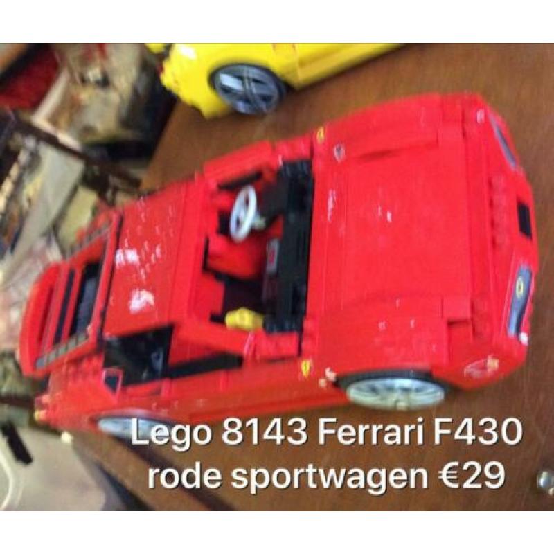 Lego 6 Ferrari autos