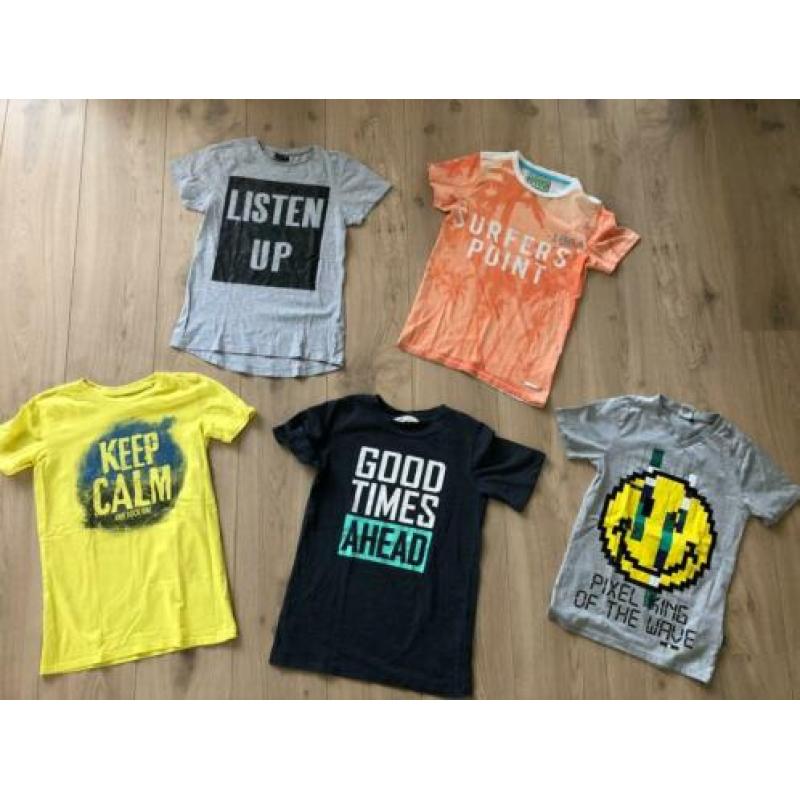 Leuke t-shirts jongen in maat 146/152