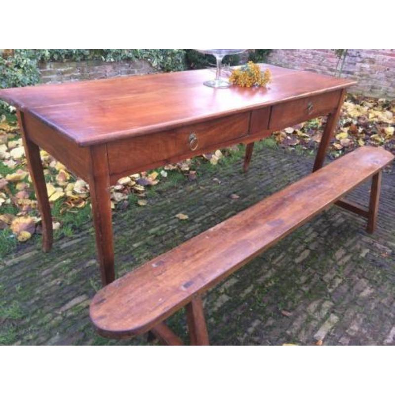 Tafel eettafel sidetable industriele bureau werktafel Frans