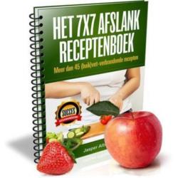 7x7 Afslank receptenboek Jasper Alblas COMPLEET pakket !