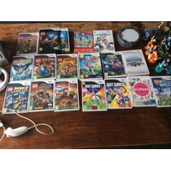 Complete Wii,17 games,44 skylanders zie fotos!